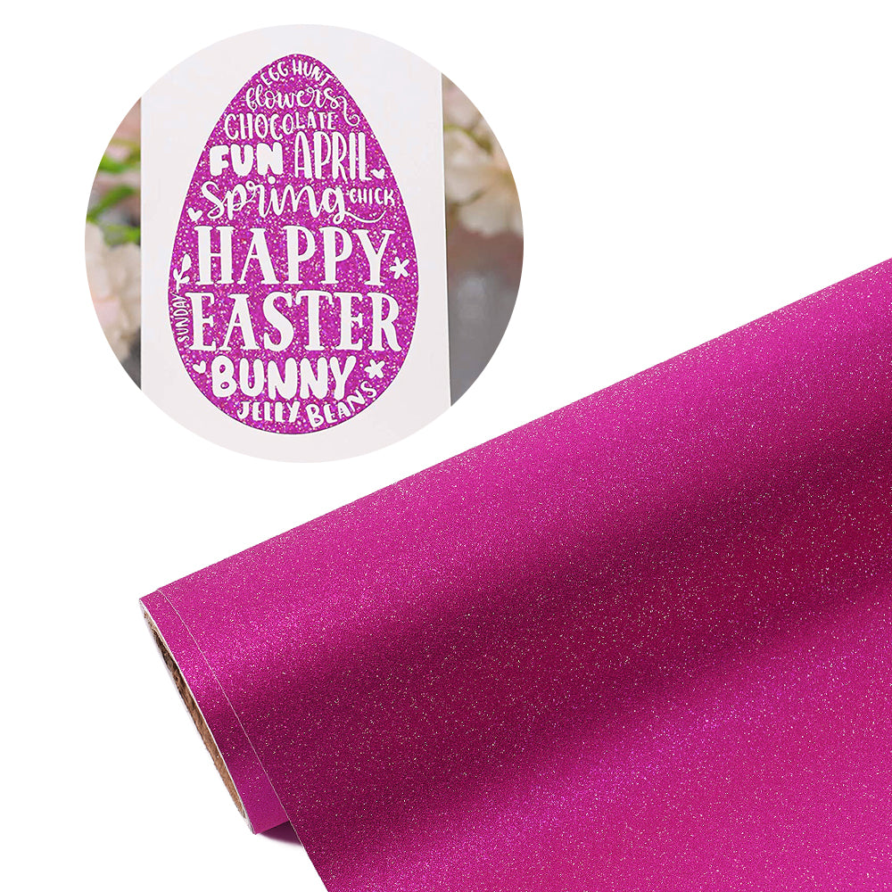  WRAPXPERT Glitter Pink Permanent Vinyl, Sparkle Holographic  Glitter Adhesive Vinyl,12x5FT Pink Shimmer Vinyl Permanent Adhesive Vinyl  Roll for Graphics : Arts, Crafts & Sewing