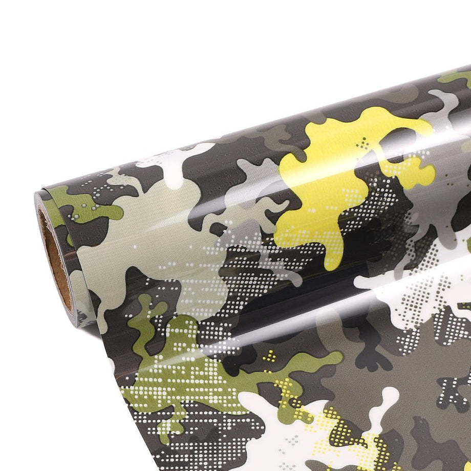 Foil, Camo Camouflage Green Heat Transfer Vinyl 19 HTV – Ace Screen  Printing Supply
