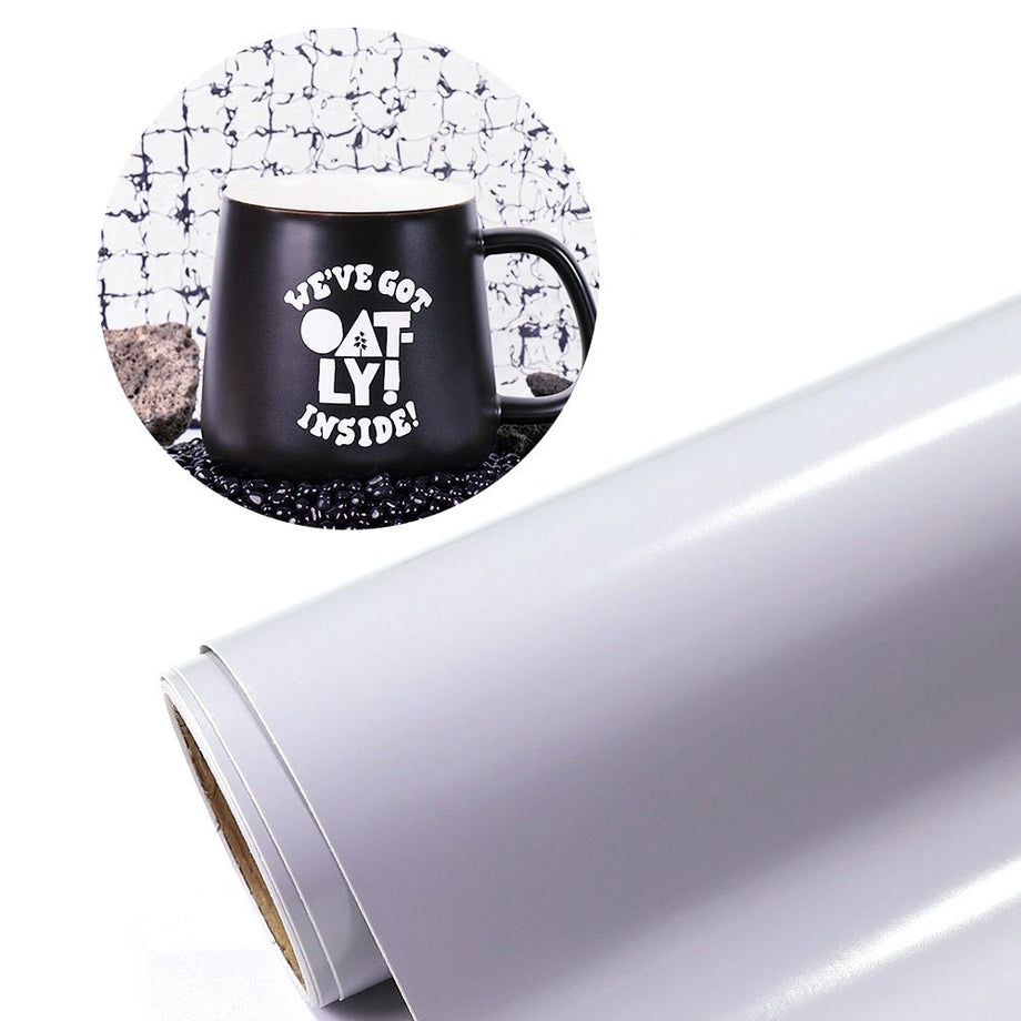 54 White Self-adhesive Vinyl Glossy