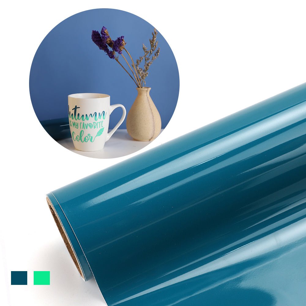Mint To Blue Color Changing Permanent Vinyl by Make Market®