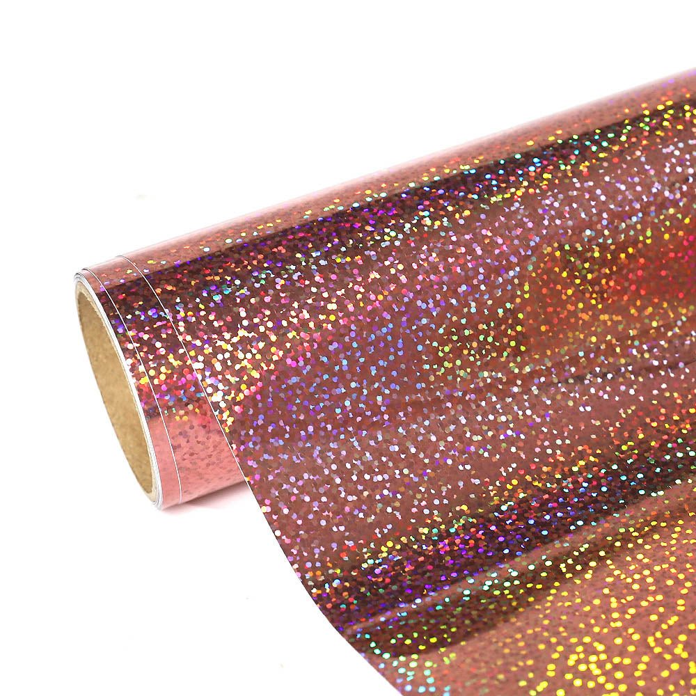 Glitter Rainbow Sparkly Pattern Shimmer Permanent Adhesive Rolls- 12x 5FT